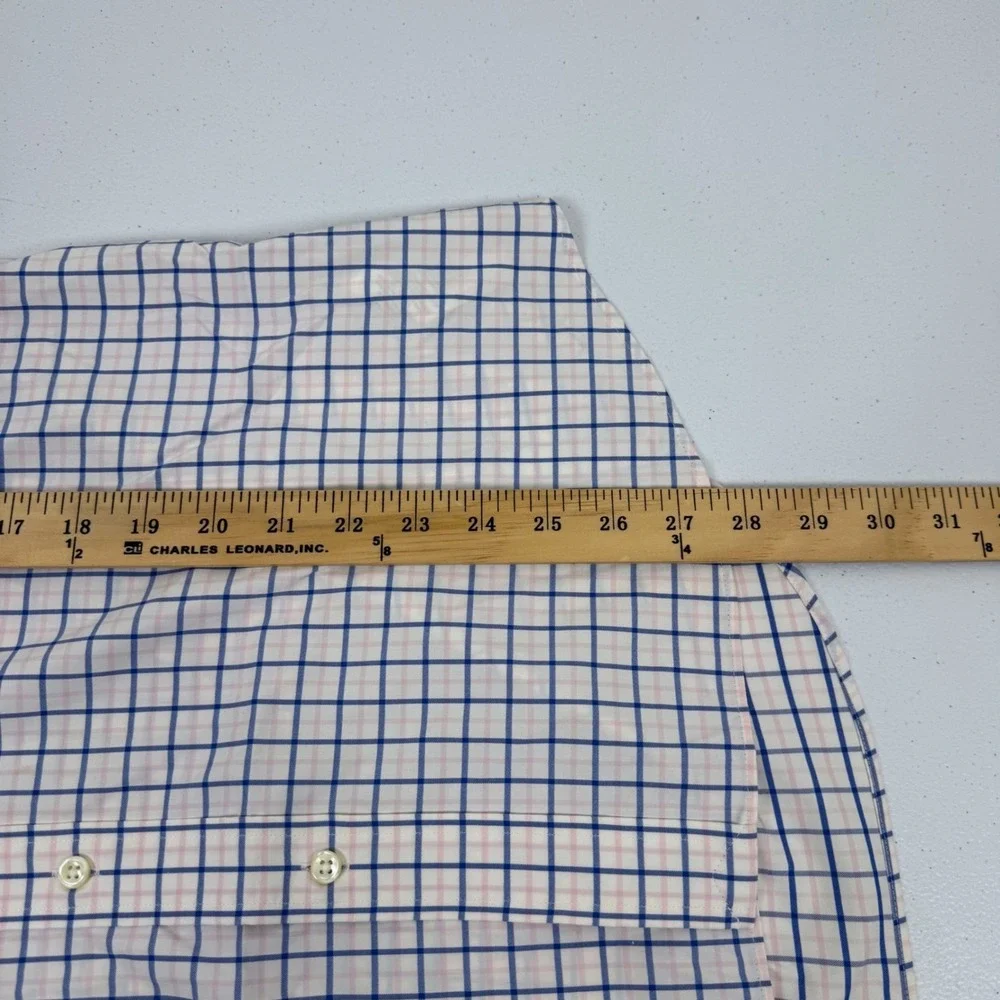 Polo Ralph Lauren Mens Large Classic Fit Performance‎ Shirt Short Sleeve Check